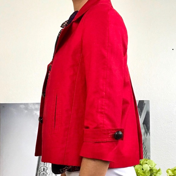 TALBOTS Cropped Swing Jacket - Picture 3 of 8